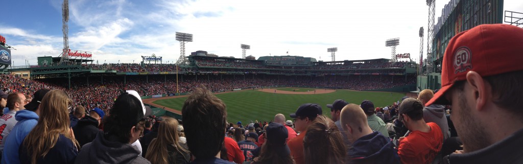 Deep center at Fenway